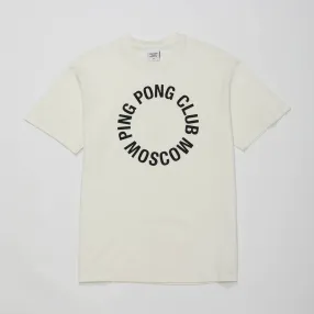 Футболка Ping Pong Club Moscow белая big logo