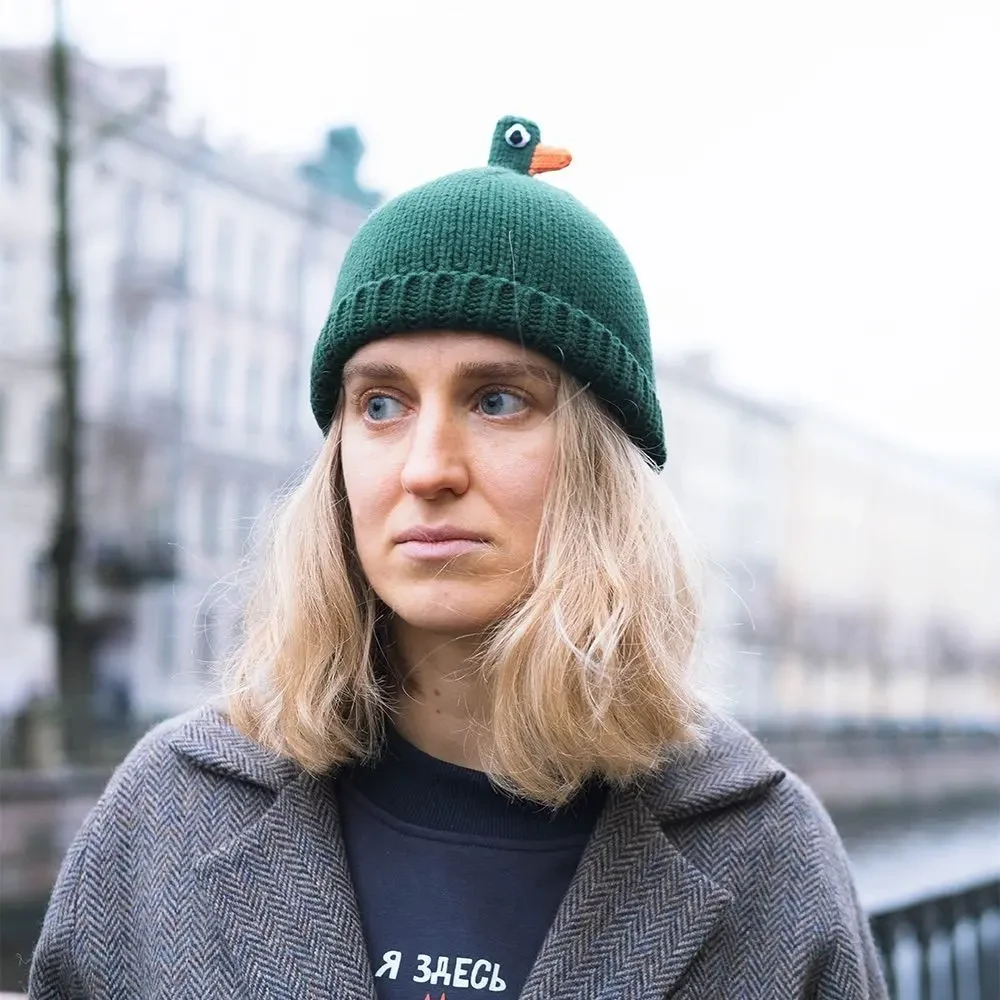 Шапка Friend Function Будь как голубь темно-зеленый - фото 2