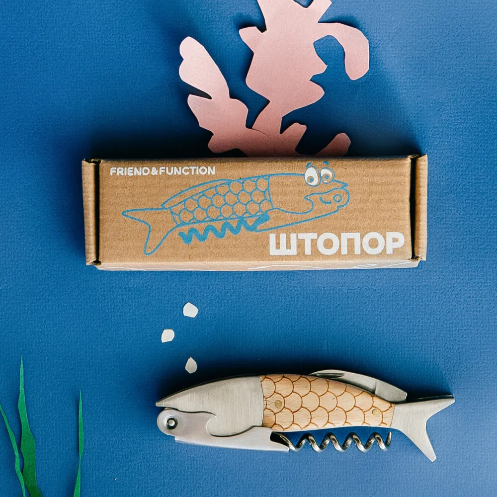 Штопор с рыбой Friend Function - фото 5
