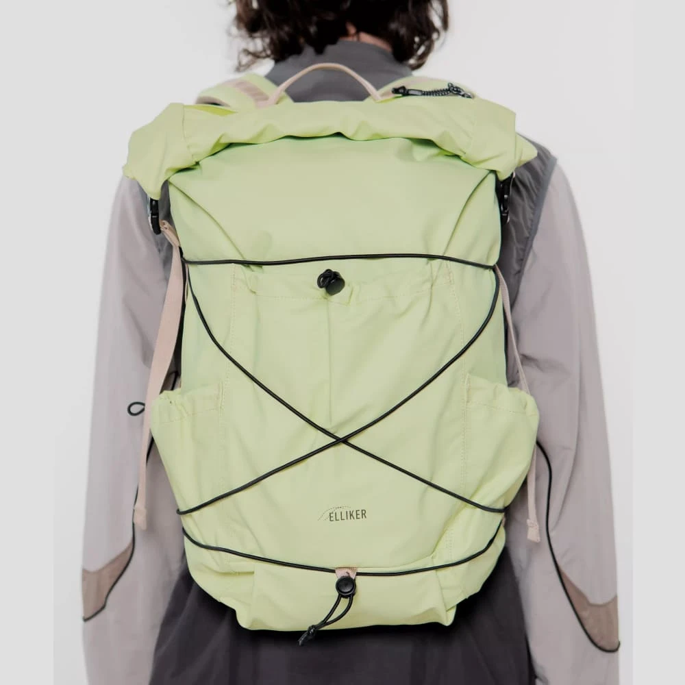 Рюкзак ELLIKER Buckden Roll Top 24/35L Lime - фото 17