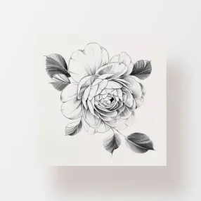 Временная татуировка Dark rose