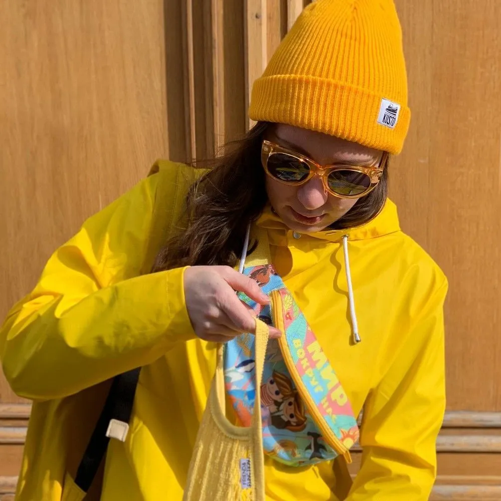 Шапка Kusto One желтая - фото 7