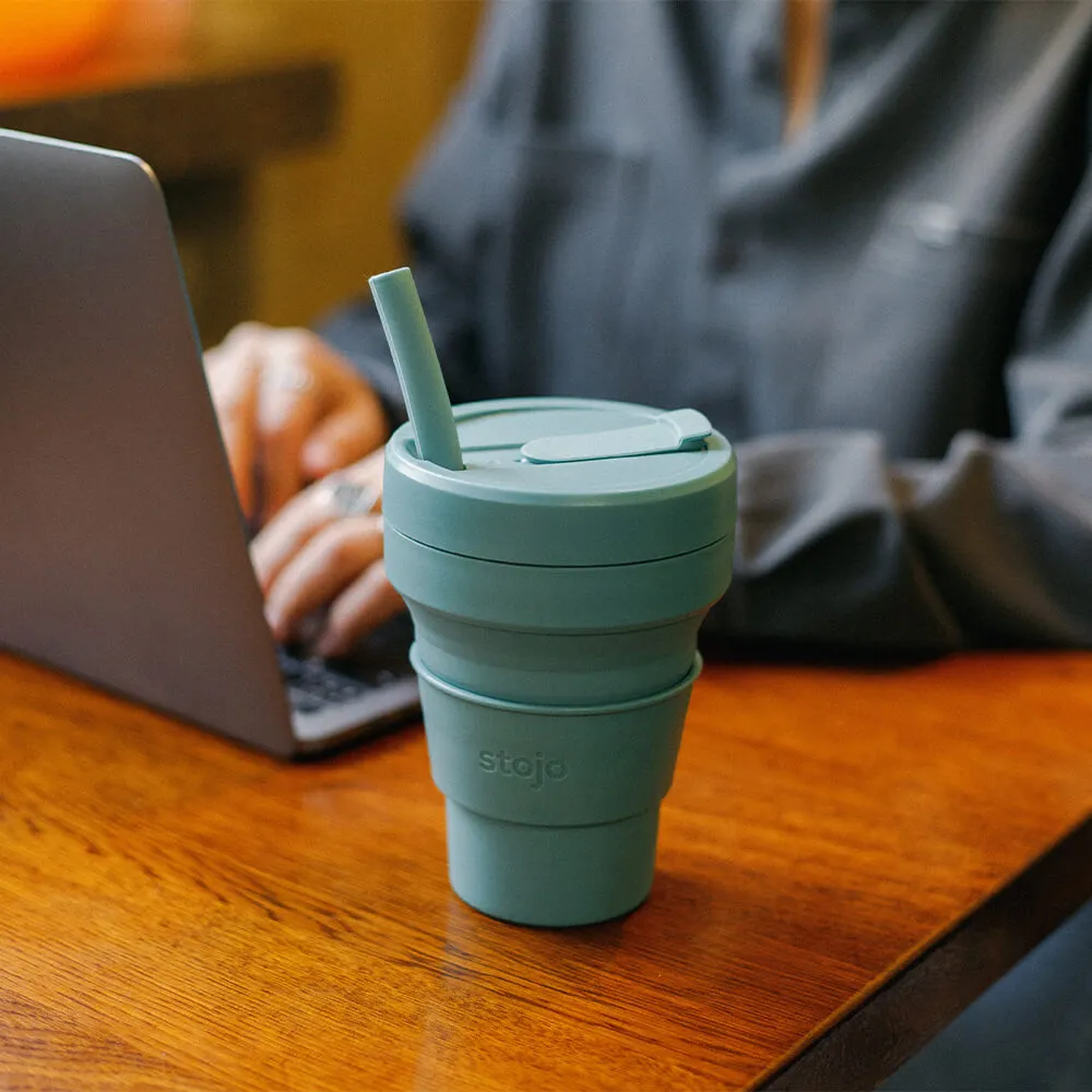 Складной стакан Stojo Eucalyptus 473 мл - фото 1