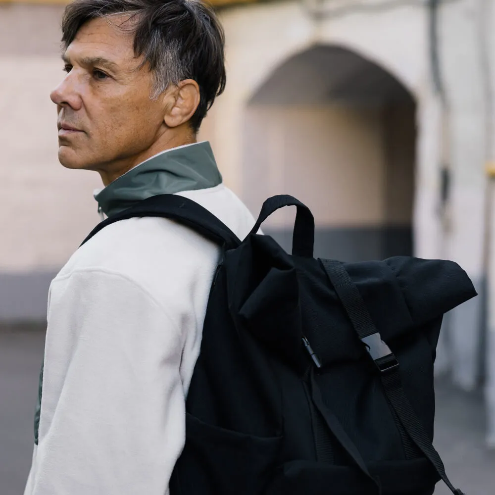 Большой рюкзак-роллтоп Friend Function черный - фото 16