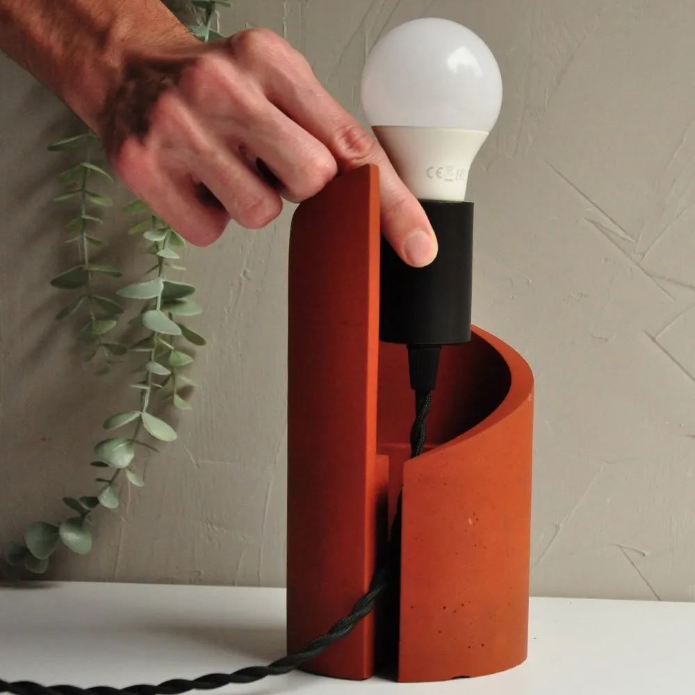 Светильник CONCRETE COLOR Fackel кирпичный - фото 4