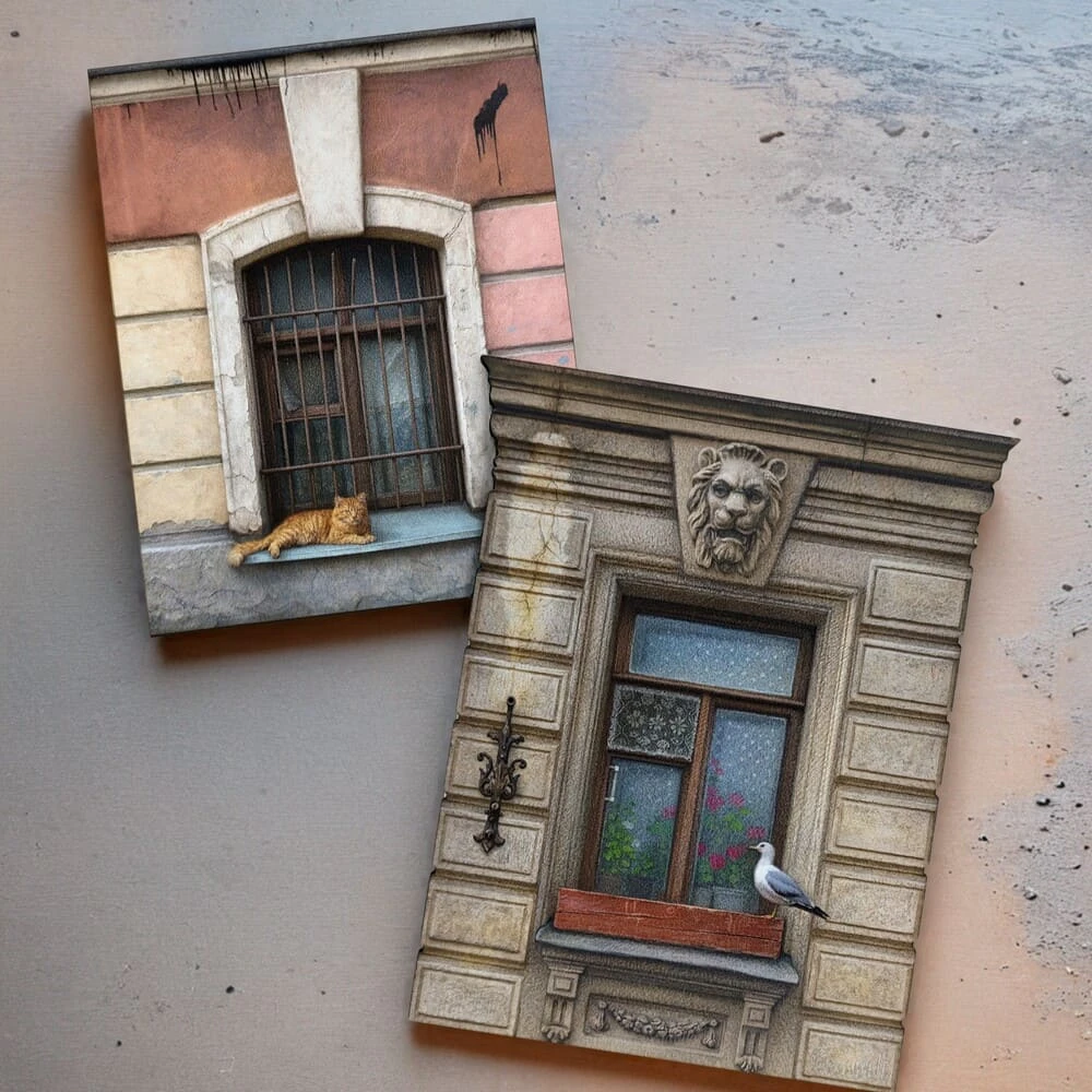 Два магнита Тот Самый Петербург "Петербургские окна" - фото 4