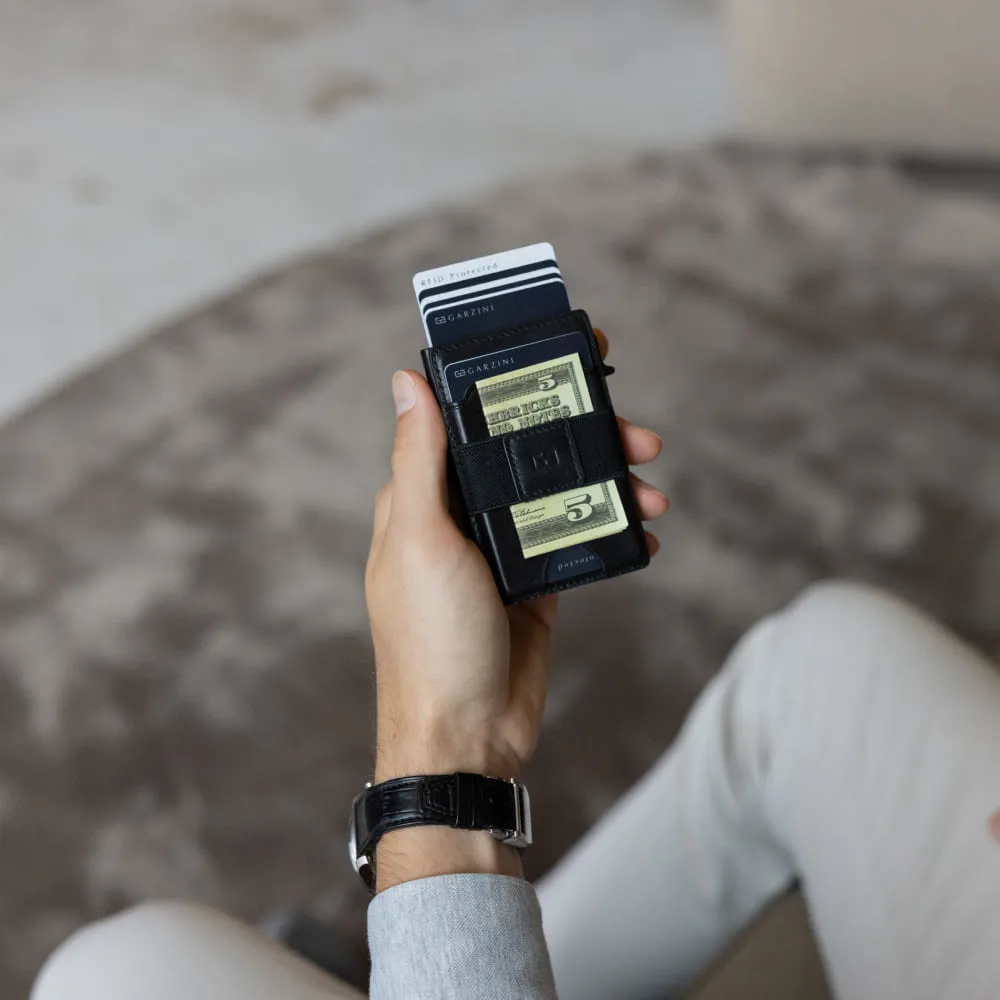 Кошелек Garzini MagSafe Metal Wallet Black - фото 9