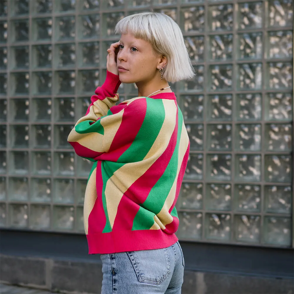 Свитер Thinking Mu Paloma Yellow женский - фото 5