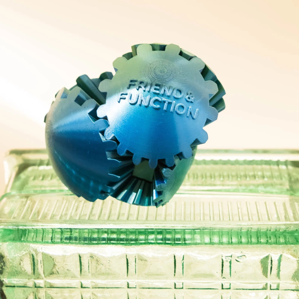 Неведомая штука круглая зубчатая бирюзовая - фото 3