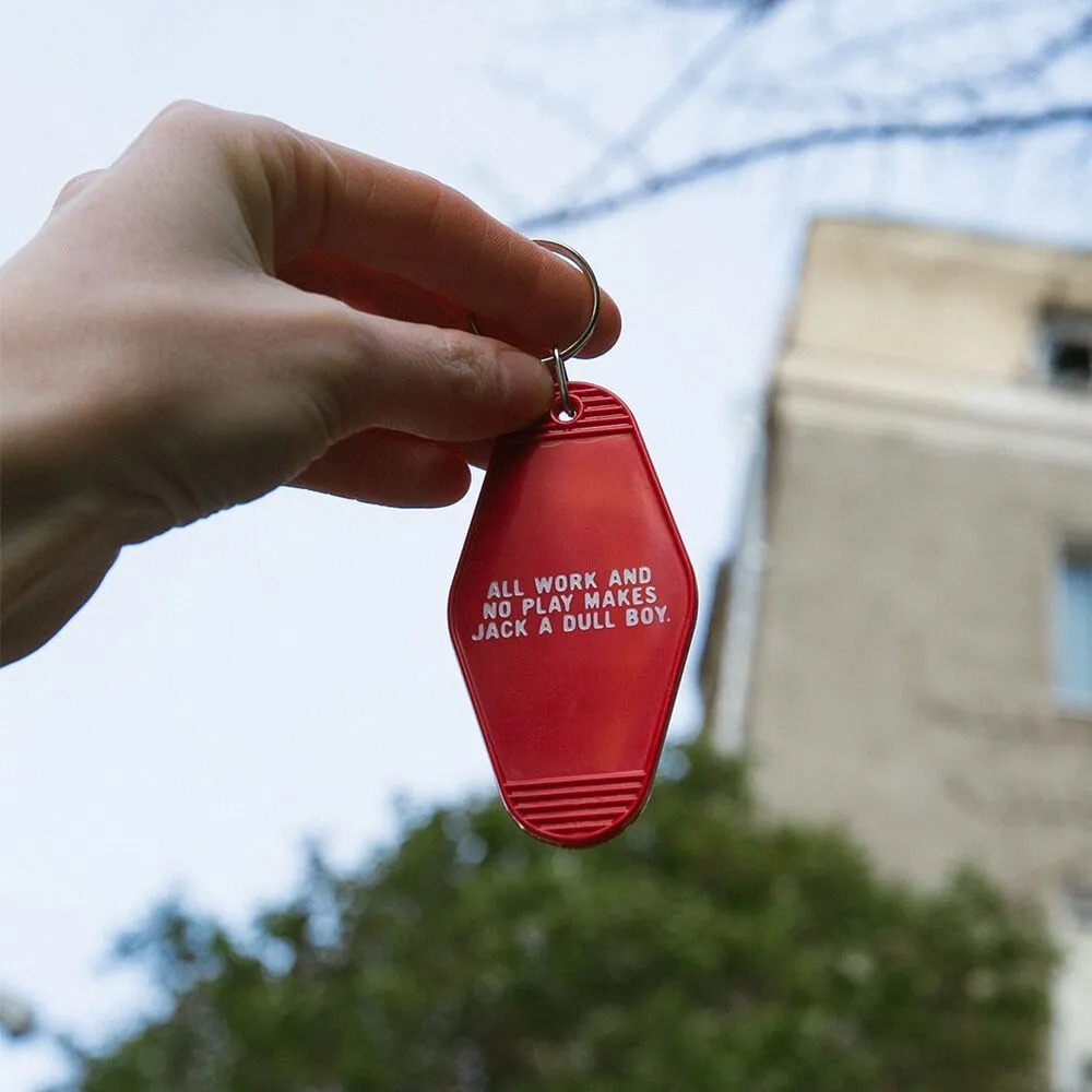 Брелок на ключи Friend Function The Shining бордовый - фото 3