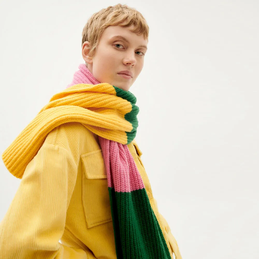 Шарф Thinking Mu Ghede Art Yellow - фото 8