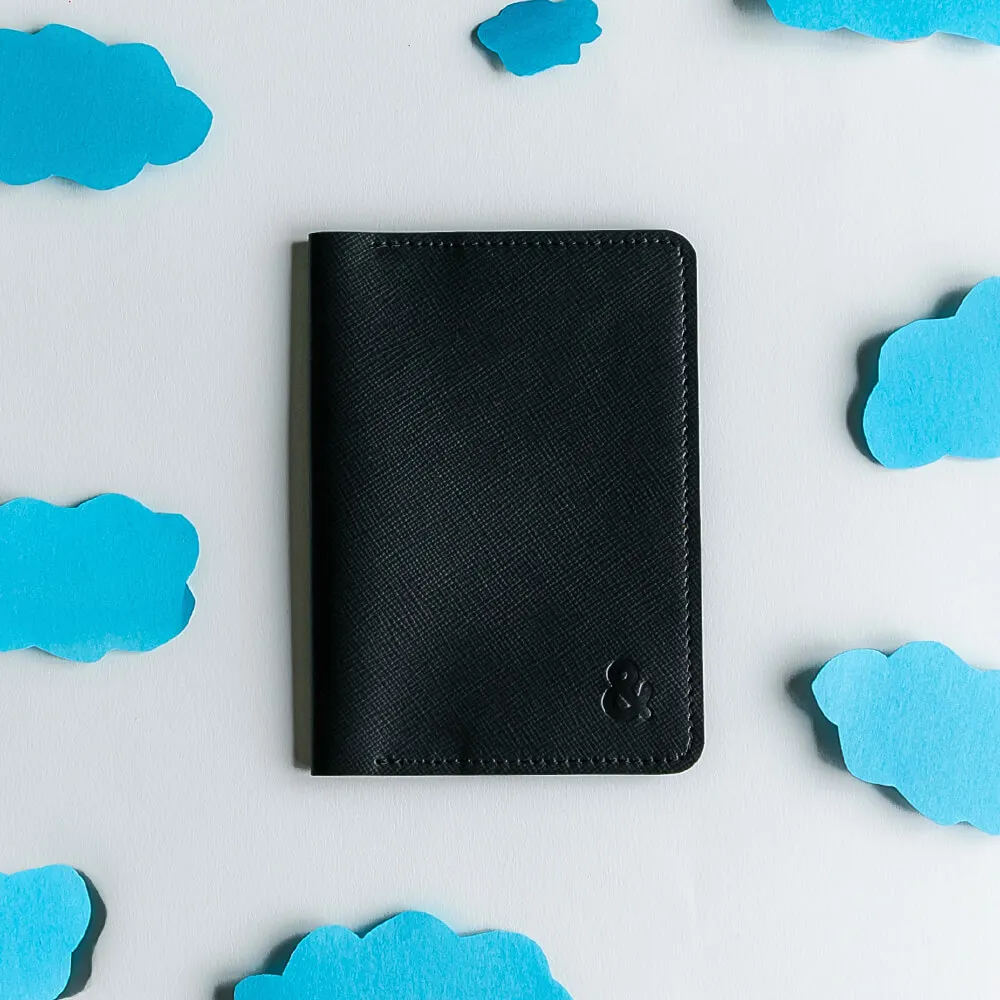 Обложка на паспорт Friend Function черная - фото 1