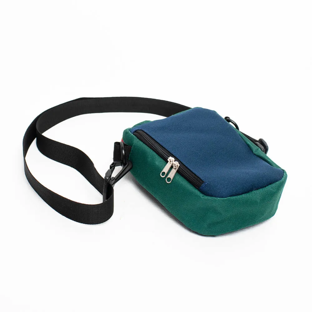 Мини сумка iyulstore бордово-сине-зелёная - фото 8