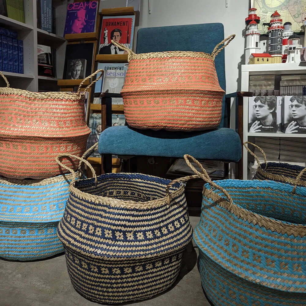 Корзина для белья REX бирюзовая - фото 9