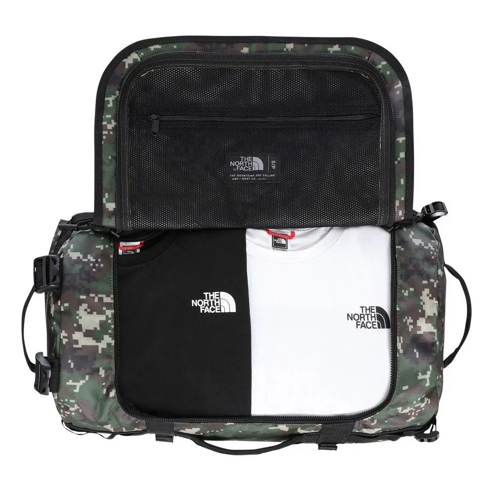 Сумка-дюффель The North Face Base Camp Duffel Burnt Olive Green Digi Camo/Black (S) - фото 3