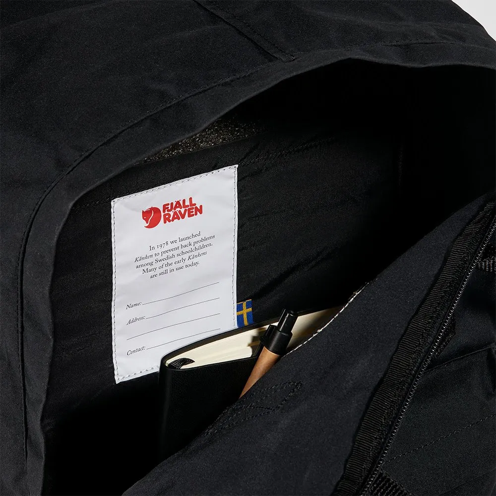 Рюкзак Fjallraven Kanken Laptop 17 Black (550) - фото 8
