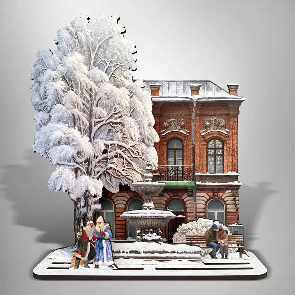 Набор Тот самый Петербург зимний с фонтаном - фото 3