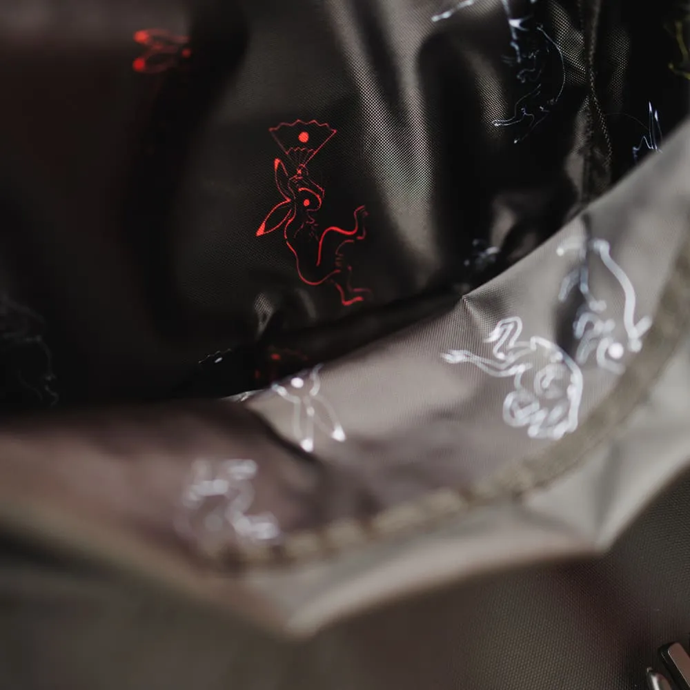 Большой рюкзак-роллтоп Friend Function прорезиненный черный - фото 3