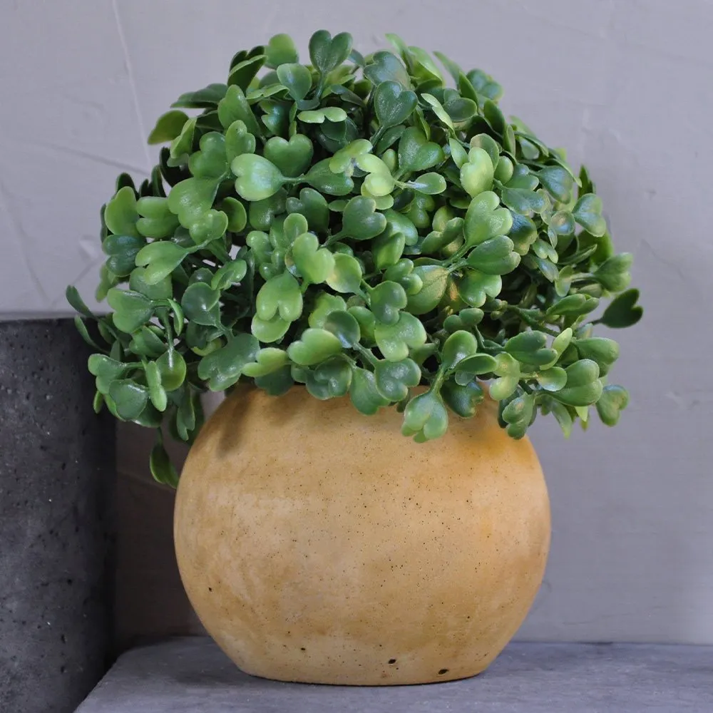 Кашпо CONCRETE COLOR Anika охра - фото 1