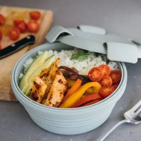 Складной ланч-бокс Stojo Bowl Sage 1065 мл