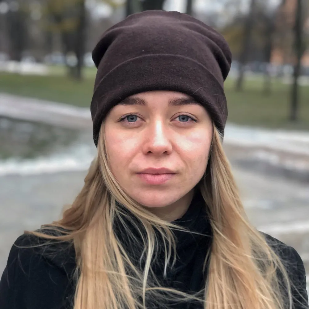 Шапка шерстяная Friend Function Горький Шоколад - фото 2