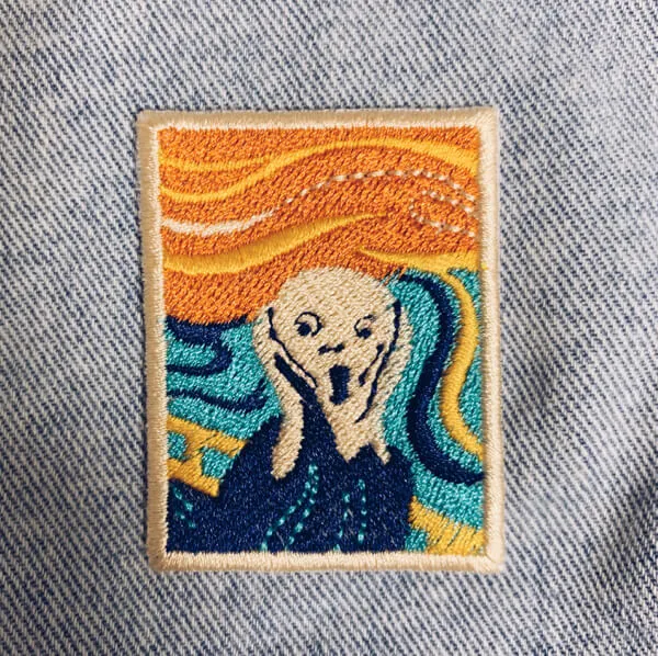 Нашивка на одежду Эдвард Мунк - фото 1