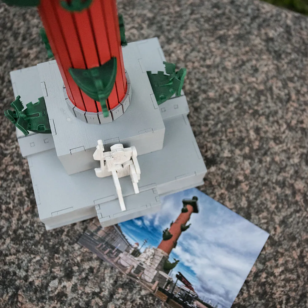 Сборная модель Ростральная колонна - фото 10