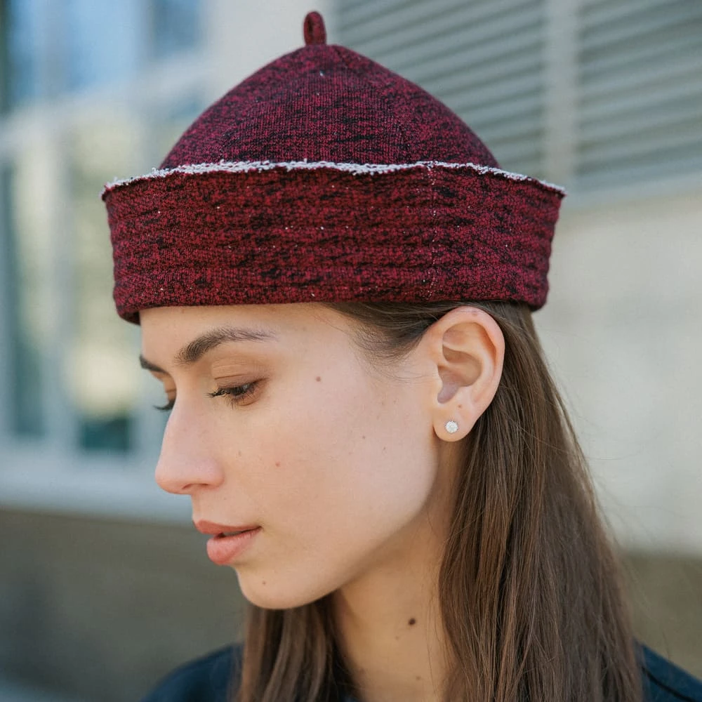 Морячка CHECK YA HEAD бордовая Т2214/28 - фото 7