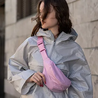 Сумка на пояс SHU розовая