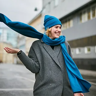 Шерстяной шарф Friend Function Морская Волна