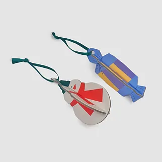 Украшения на ёлку Подписные Издания "Конфета и Снеговик"                            