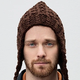 Чепчик CHECK YA HEAD фактурный коричневый 2663/2