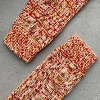 Шерстяные носки Friend Function оранжевые