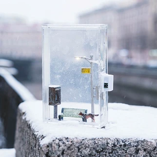 DIY Снежный бокс Friend Function слегка меланхоличный