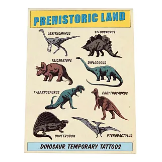 Временные татуировки с динозаврами REX