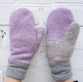 Варежки Friend Function Сиреневые