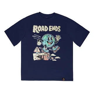Футболка Barking Store ROAD ENDS оверсайз