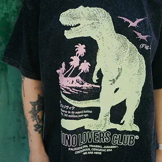 Футболка черная Nikita Gruzovik Dino Lovers Club