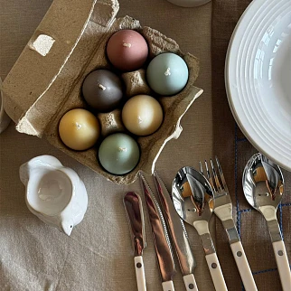Набор свечей в виде яиц (6 шт)