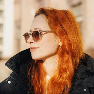 Очки MESSYWEEKEND Depp Rosé Brown