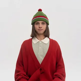 Шапка CHECK YA HEAD зеленая 2510/162