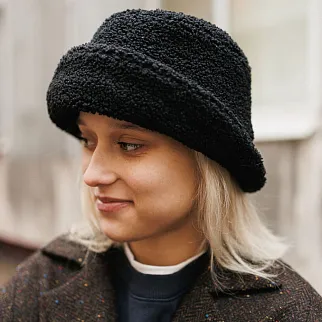 Панама FRIEND FUNCTION черная барашковая