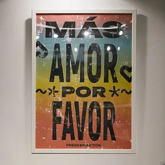 Плакат Friend Function Mas Amor разноцветный