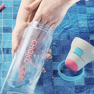 Бутылка Chako Lab Kada Bottle White Pink 888мл