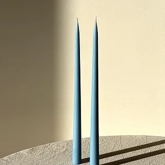 Набор из двух столовых свечей Луче (разные цвета)