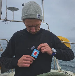 Черный свитшот Парус