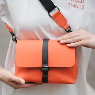 Кроссбоди сумка Gaston Luga Splash Orange Flame