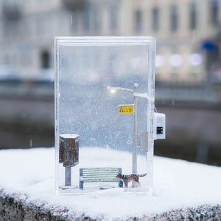 DIY Снежный бокс Friend Function слегка меланхоличный