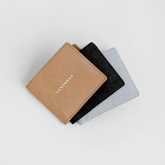 Бумажник-бифолд Handwers Leaf серый