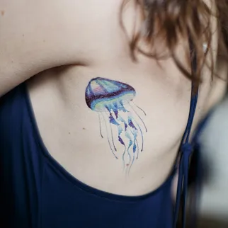 Временная татуировка Jellyfish